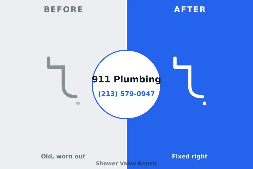 Before and after: plumbing repair Gastonville, PA